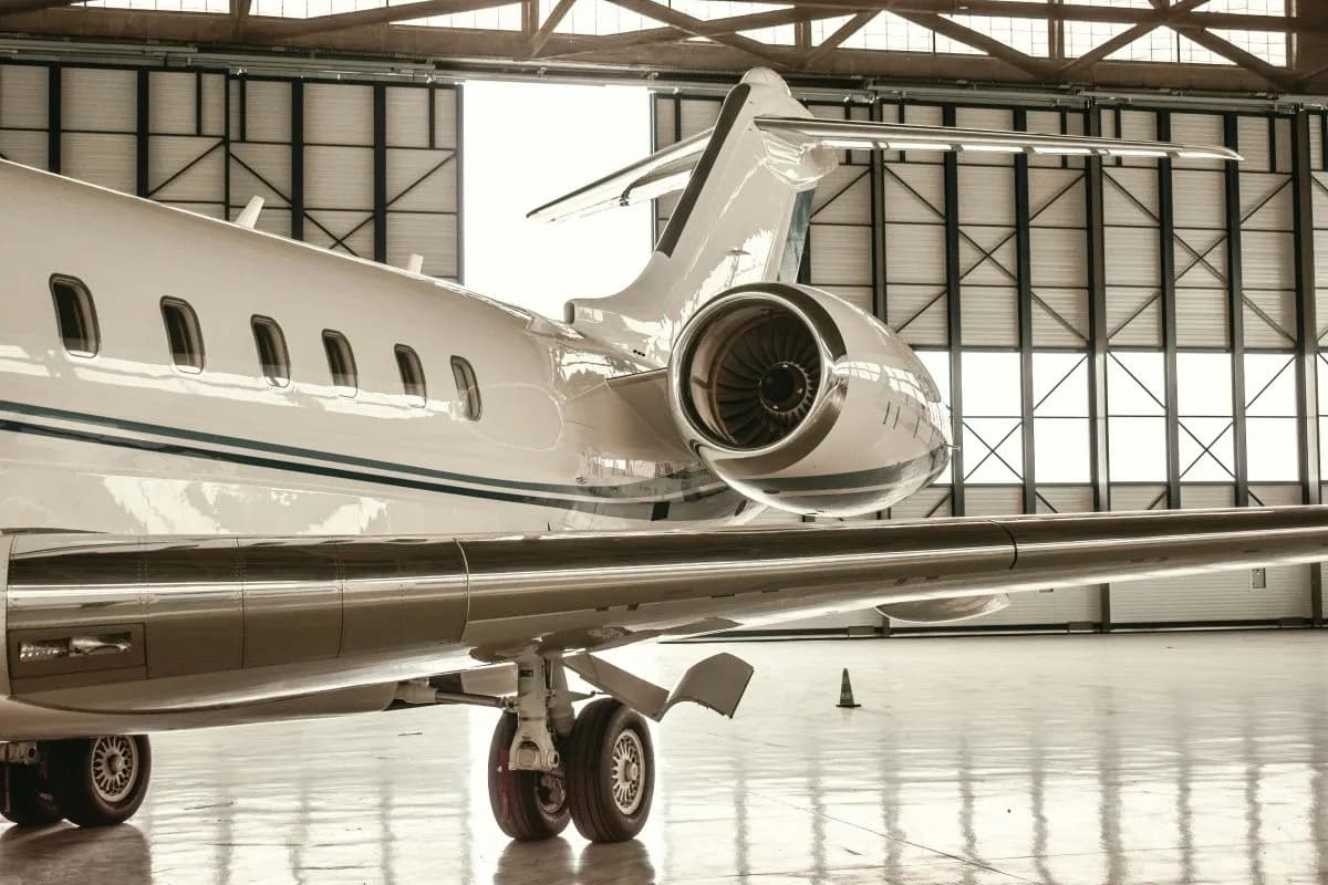 Réserver un jet privé en ligne — illustration